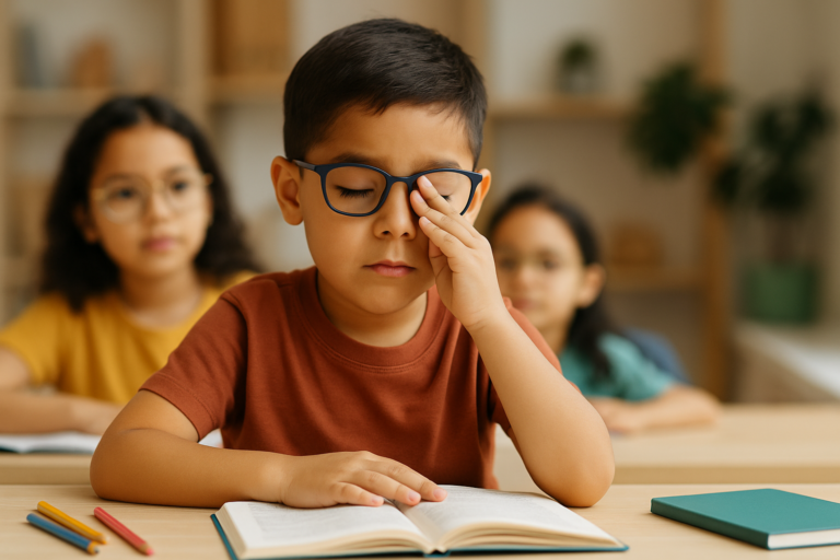 ¿Malas notas en el colegio? La visión podría ser la causa