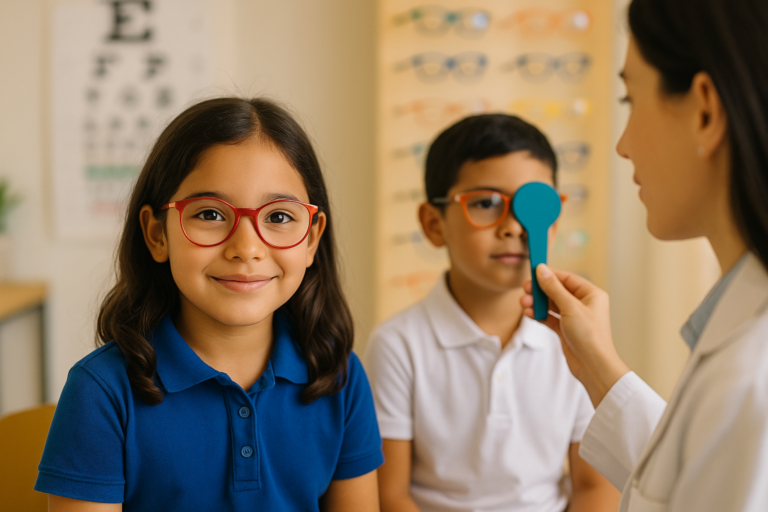 Operativos visuales en colegios: cuidando la vista de tus hijos