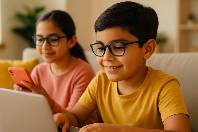 Uso de Pantallas y Salud Visual Infantil: Protege la Vista de tus Hijos
